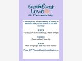 Enabling Love & Friendship Auckland Meet-Up, Zoom