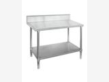 Commercial Stainless Steel Bench, Sink and Faucets