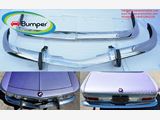 BMW 2000 CS bumpers (1965-1969) by stainless steel