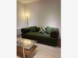 Beautiful Forest Green Corduroy Sofa