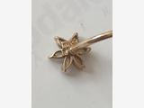 Navel ring. Gold 9ct