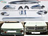 BMW 2002 bumper (1968-1970) by stainless steel (BM