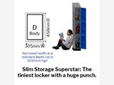 Spacious D Series Locker for Compact Space