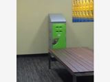 Lockers with Shelves That Make Clutter Disappear